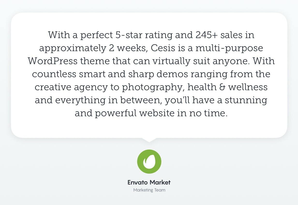 Cesis is a multi-purpose WordPress theme that can virtually suit anyone